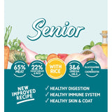 Naturo Senior Variety Pack with Rice wet dog food 6 x 400g, imported from the UK