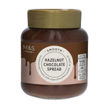 M&S smooth hazelnut chocolate spread 400g, imported from the UK