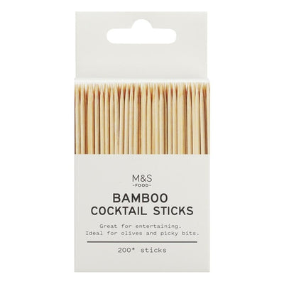 M&S M&S Bamboo Cocktail Sticks 200- Buy online at McGrocer