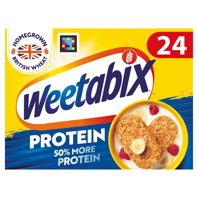 Weetabix Protein cereal box imported from the UK