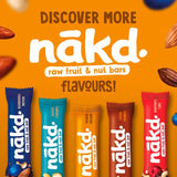 Nakd Peanut Delight fruit and nut bars 4 x 35g multipack, imported from the UK