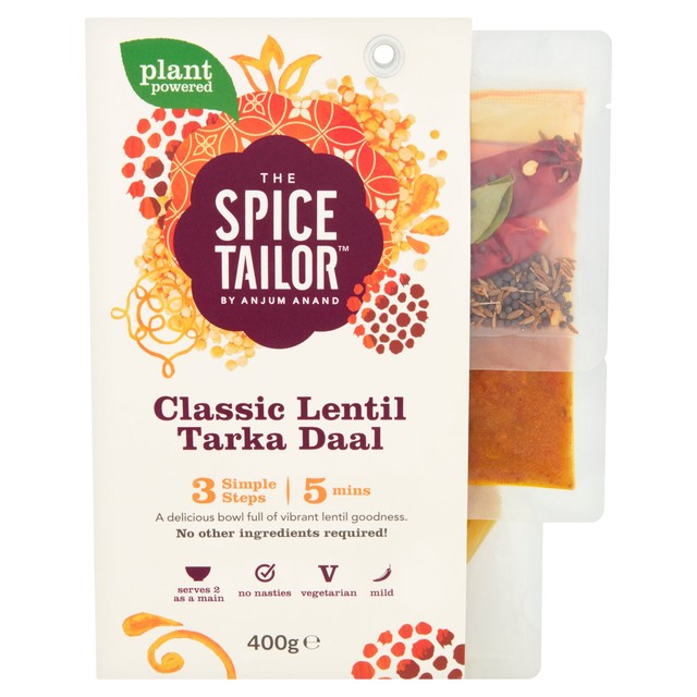 The Spice Tailor Classic Lentil Tarka Daal Curry Meal Kit 400g (British brand)