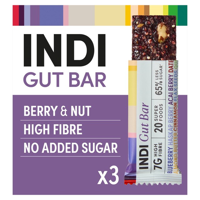 Indi Gut Bar Berry and Nut multipack, UK version