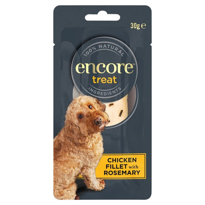 M&S Encore Dog Chicken Fillet with Rosemary Loin Dog Treat 30g- Buy online at McGrocer