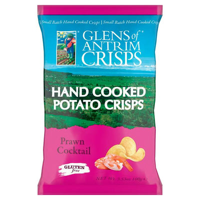 Sainsburys Hand Cooked Potato Crisps with Prawn Cocktail Flavour 100g- Buy online at McGrocer