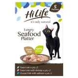 HiLife seafood jelly cat food variety pack 5 x 50g, UK version