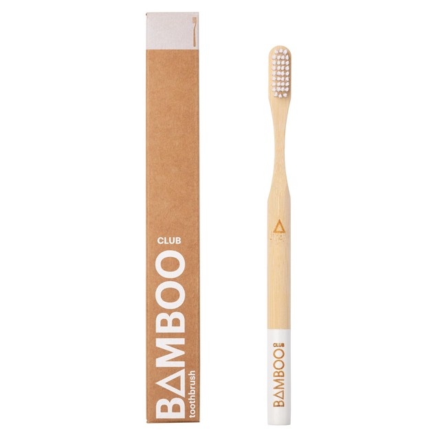 Bamboo Club White Adult Toothbrush - British product