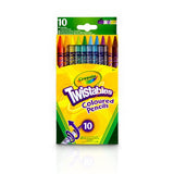 Crayola twistable colouring pencils 10 pack - British product