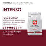 Illy Intenso coffee beans 500g, UK version