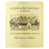 Rupert Rothschild Baroness Nadine Chardonnay 75cl bottle imported from South Africa