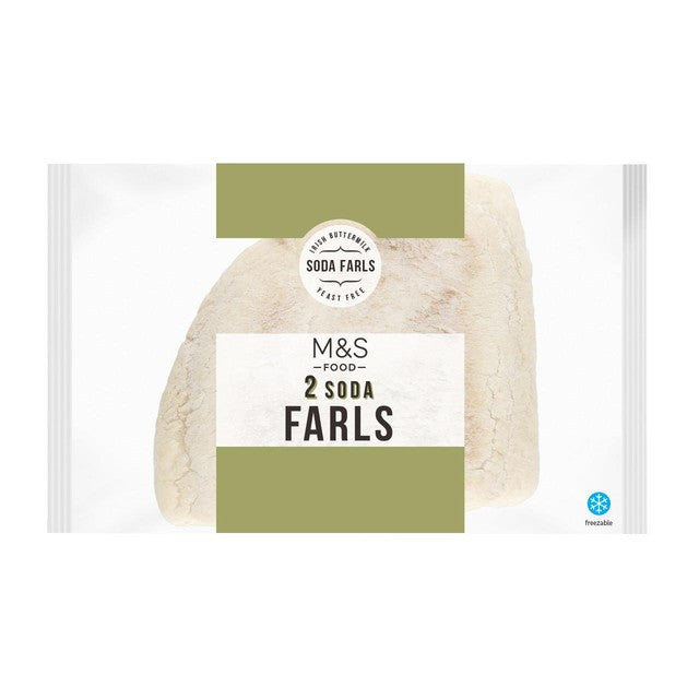 M&S soda farls 2 per pack, imported from the UK