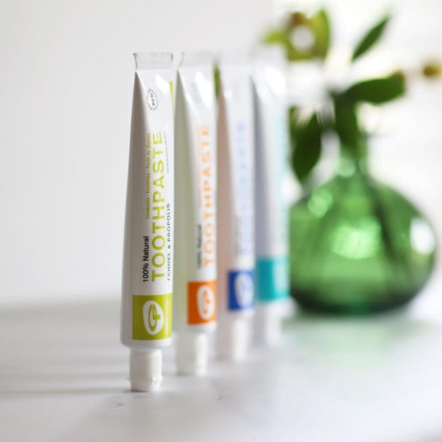 Green People toothpaste Fennel & Propolis 50ml, UK version