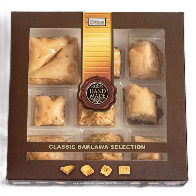 Dina Classic Baklawa vegetarian selection 200g, UK version