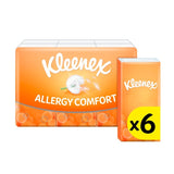 Kleenex Allergy Comfort tissues 6 pack, UK version