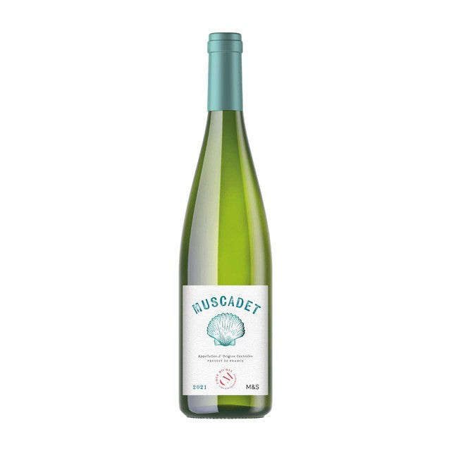 M&S Muscadet white wine 75cl, imported from the UK
