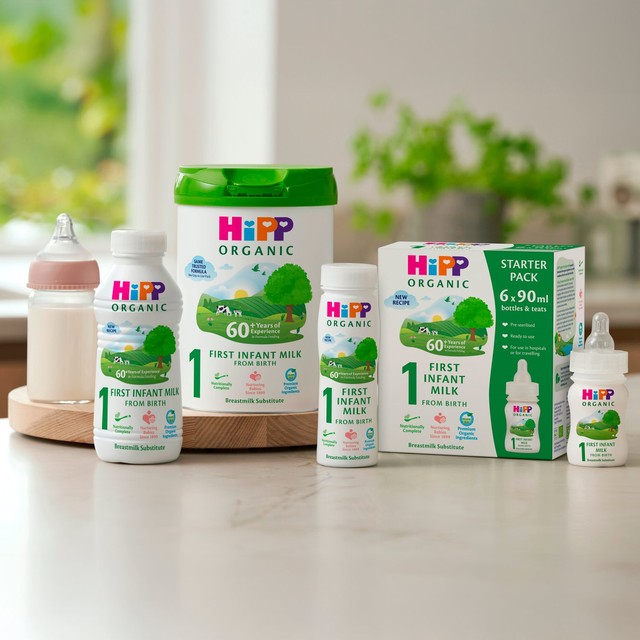 HiPP Organic infant milk ready to feed liquid formula 470ml, UK version