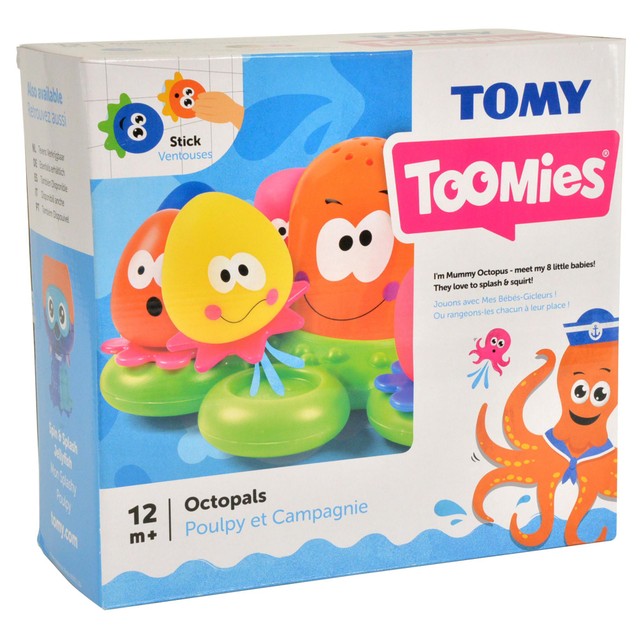 Tomy Toomies Octopals bath squirters for ages 12 months plus (British brand)