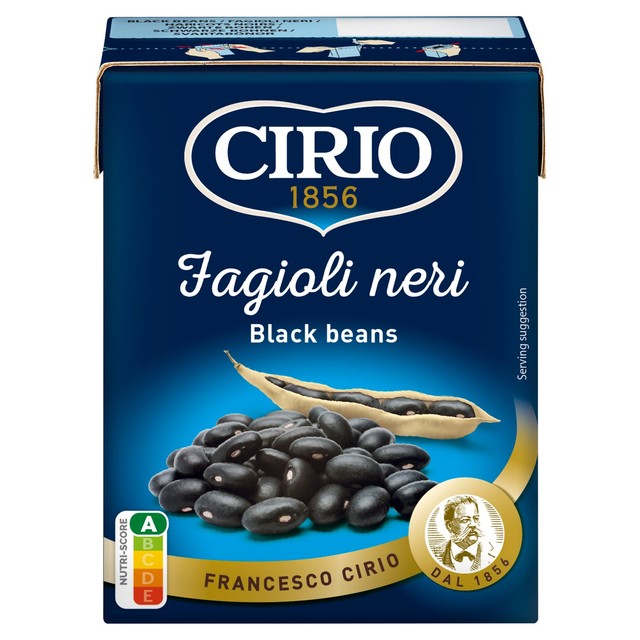 Cirio black beans 380g - British product