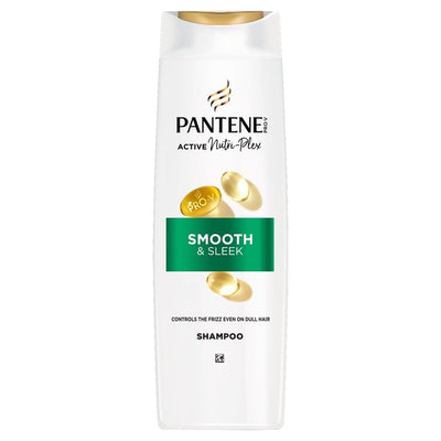 M&S Pantene Smooth & Sleek Shampoo For Frizzy Hair 325ml- Buy online at McGrocer