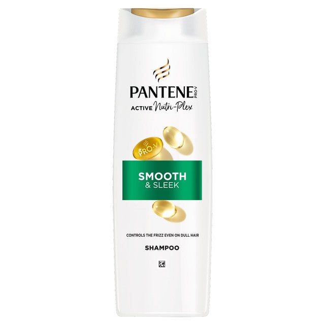 Pantene Smooth & Sleek Shampoo 325ml, imported from the UK