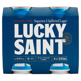 Lucky Saint Lager Alcohol Free 0.5% 4 x 330ml, UK version