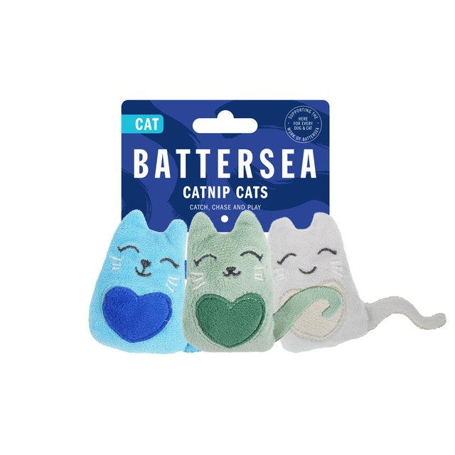 Rosewood Battersea Catnip Cats Set of 3 - British product