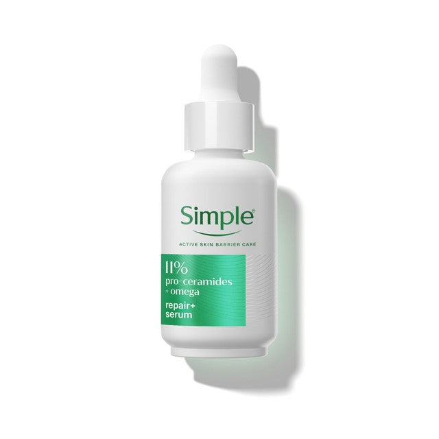 Simple repair face serum with pro-ceramides and omega (British brand)