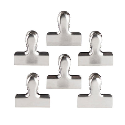 M&S TAYLOR'S EYE-WITNESS Stainless Steel Small Bag Clips Kitchen Accessory Pack of 6- Buy online at McGrocer