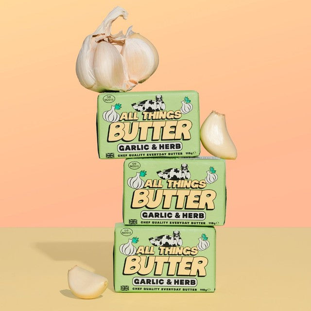 All Things Butter Garlic & Herb butter 115g - British product