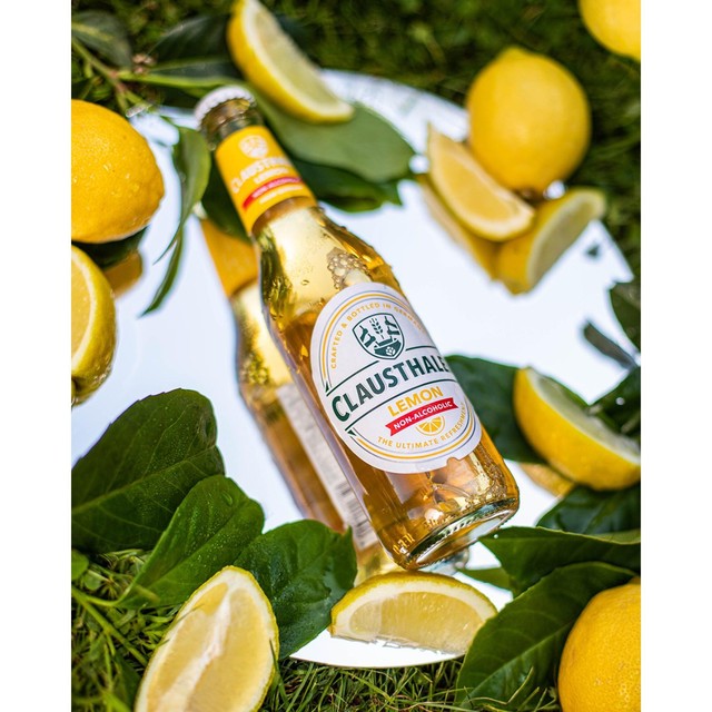 Clausthaler Zitrone Zitrus Radler alkoholfreie Saisonerfrischung 330ml - Britisches Produkt