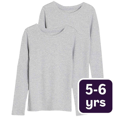 Hauts thermiques M&S Heatgen Gris chiné pour enfants 5-6 ans