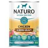 Naturo Grain & Gluten Free Chicken in Herb Gravy wet dog food 390g, imported from the UK
