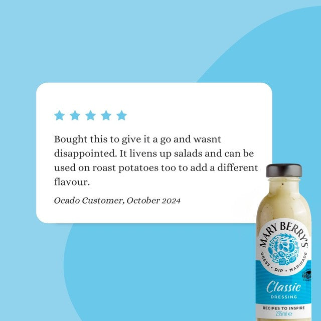 Mary Berry classic salad dressing 235ml, imported from the UK