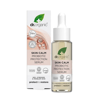 M&S Dr Organic Probiotic Skin Calm Protection Serum 30ml- Buy online at McGrocer