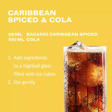 Bacardi Caribbean Spiced Premium Rum 70cl - British product