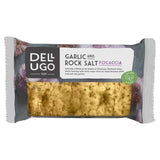 Dell'Ugo roasted garlic and sea salt focaccia 145g - British product