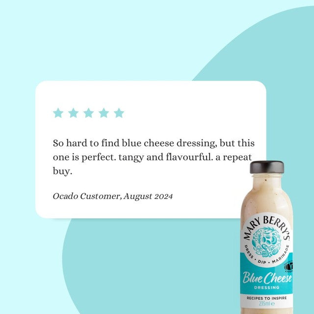 Mary Berry blue cheese salad dressing 235ml, imported from the UK