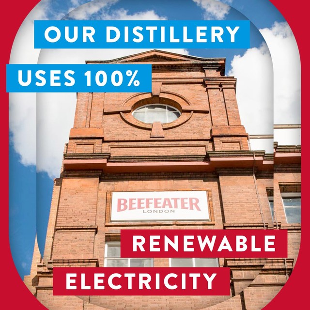 Beefeater 0.0% alcohol-free gin bottle 70cl, UK version