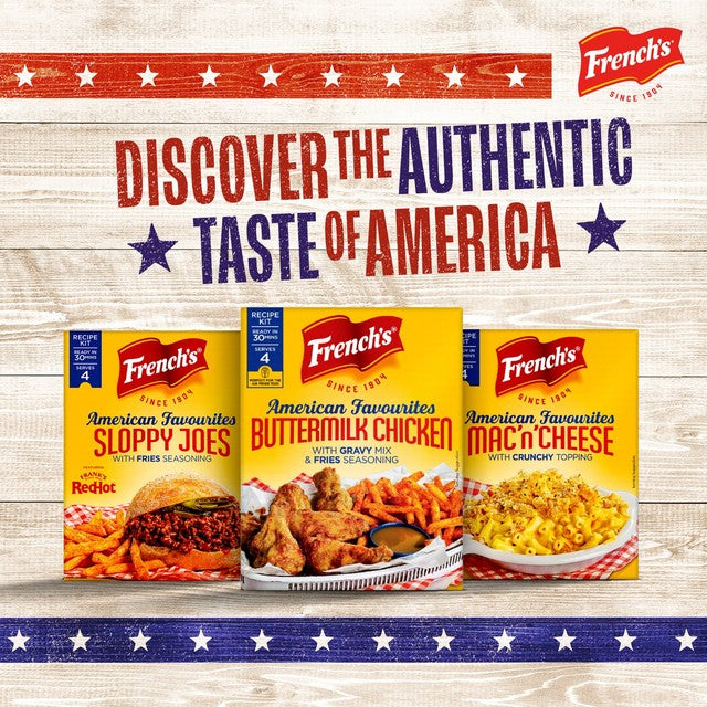 French's Buttermilk Chicken with Fries Seasoning Recipe Kit 85g - British product