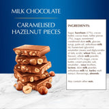 Lindt Les Grandes Hazelnuts Milk Chocolate Bar 150g, UK version