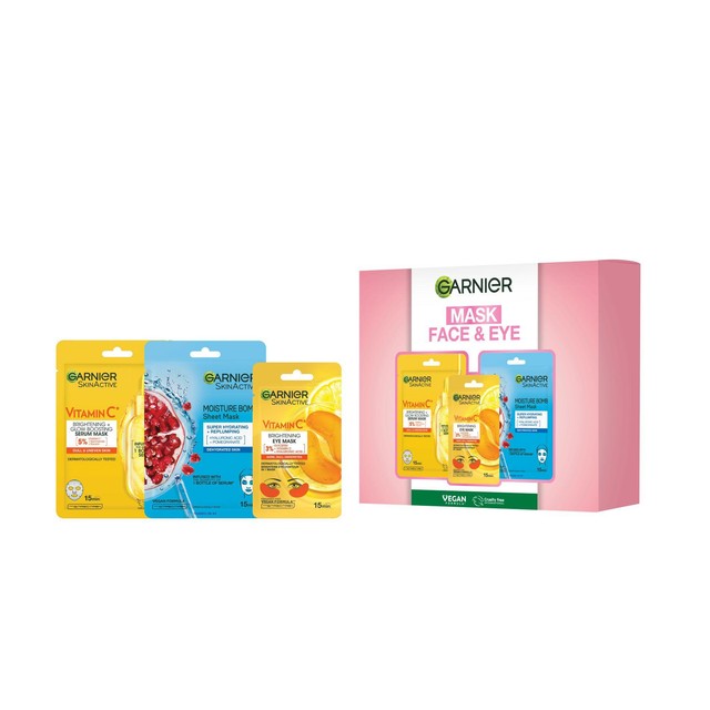 Garnier Ultimate Mask Trio face mask gift set, imported from the UK