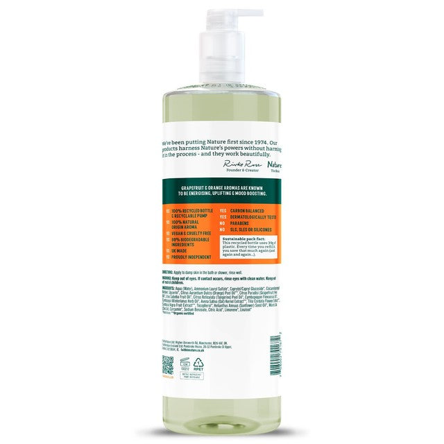 Faith In Nature body wash grapefruit orange 1L - British product