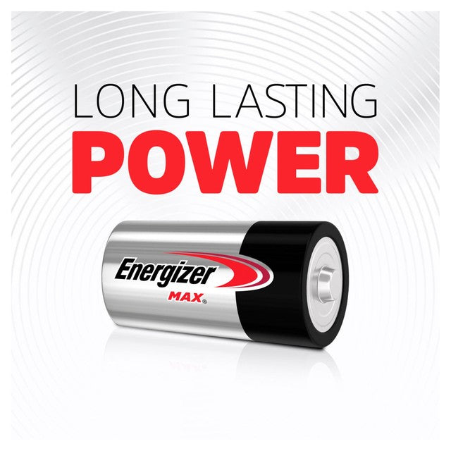 Energizer C alkaline batteries 4-pack - British product