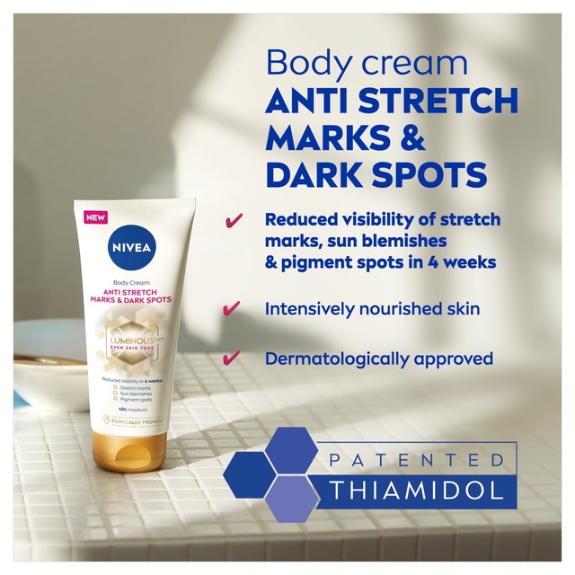 Nivea Luminous 630 anti-stretch marks cream 100ml, imported from the UK
