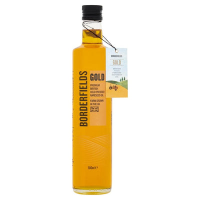 M&S Borderfields Gold Cold Pressed Rapeseed Oil 500ml- Buy online at McGrocer
