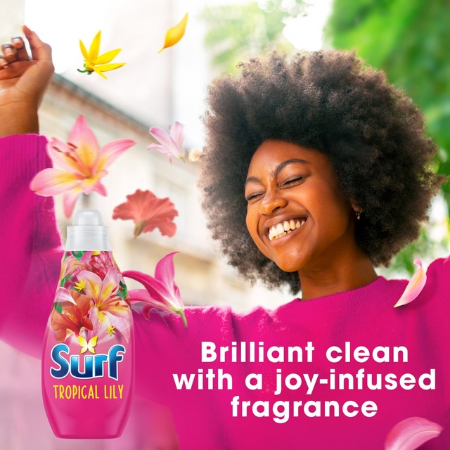 Surf Tropical Lily liquid laundry detergent 648ml (British brand)