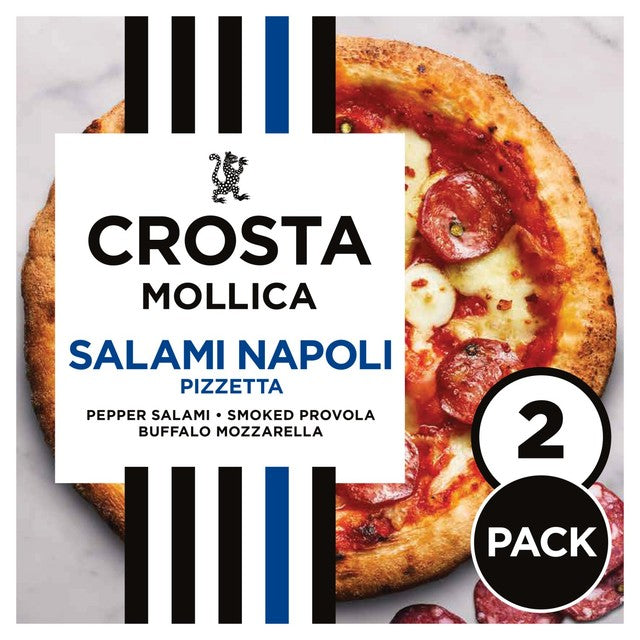 Crosta Mollica Salami Napoli Pizzetta frozen pizza, UK version