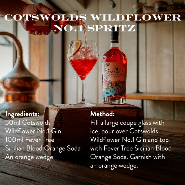 Cotswold Distillery Wildflower No.1 Gin 70cl - British product