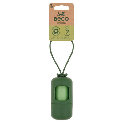 Beco Pets Resirkulert Plast Hundeposeholder med 15 poser
