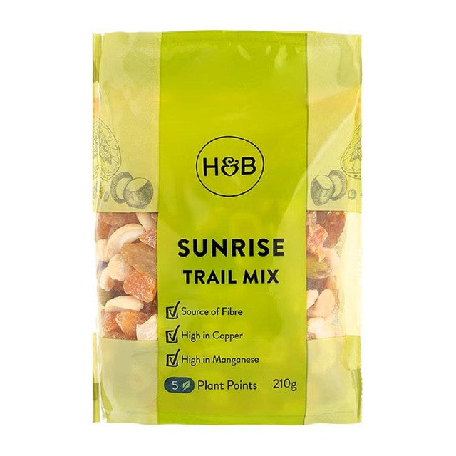 Holland & Barrett Sunrise trail mix 210g, UK version